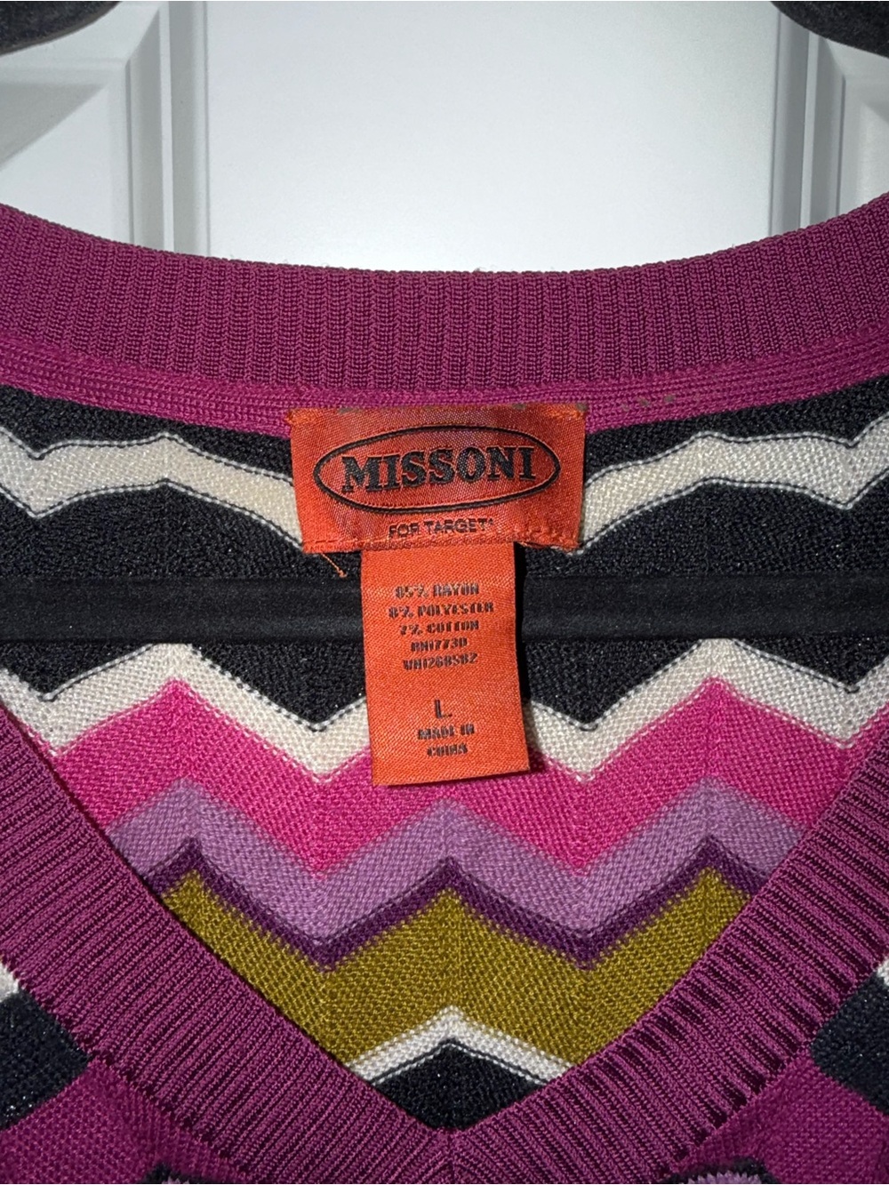 Missoni for Target Purple Chevron V-Neck Sweater & Cardigan Set - Picture 3 of 6